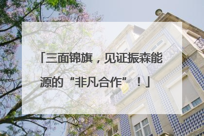 三面锦旗，见证振森能源的“非凡合作”！